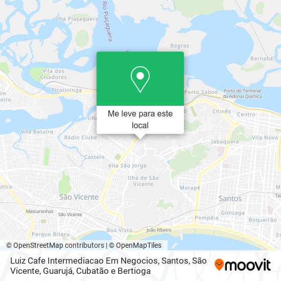 Luiz Cafe Intermediacao Em Negocios mapa