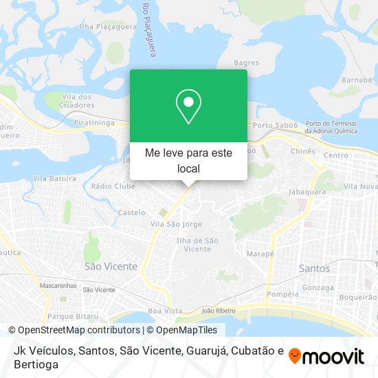 Jk Veículos mapa