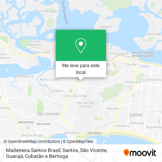 Madeireira Santos Brasil mapa