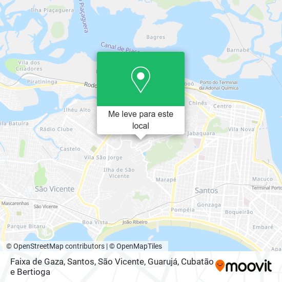 Faixa de Gaza mapa