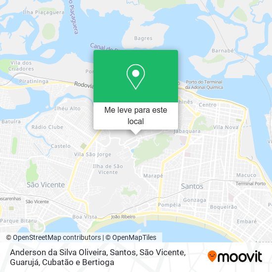 Anderson da Silva Oliveira mapa