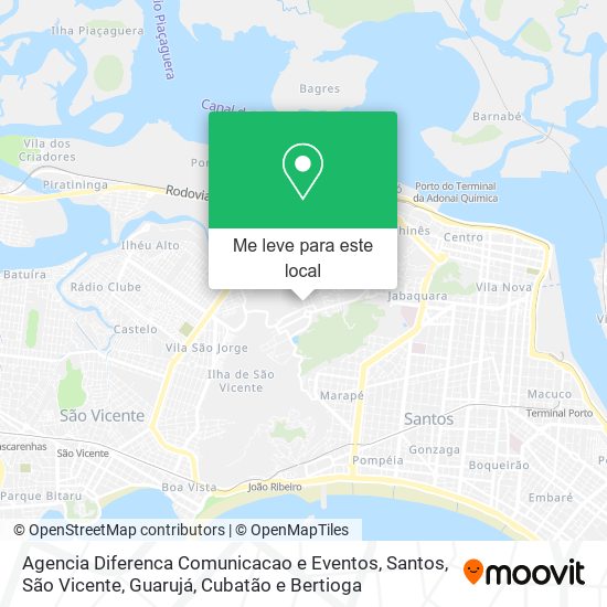 Agencia Diferenca Comunicacao e Eventos mapa