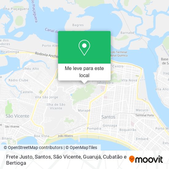Frete Justo mapa