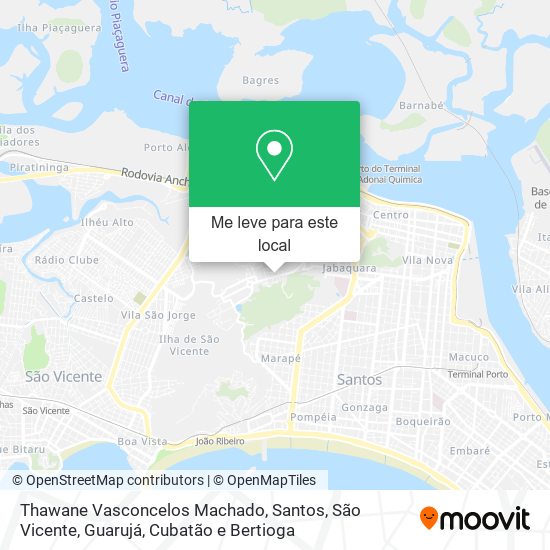 Thawane Vasconcelos Machado mapa