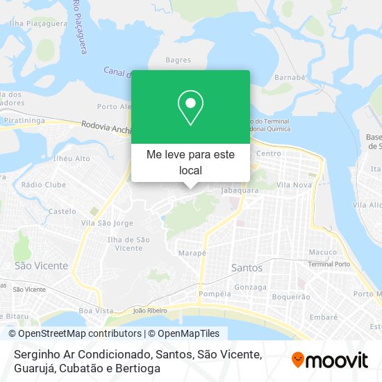 Serginho Ar Condicionado mapa
