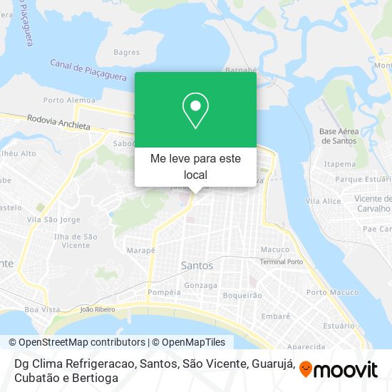 Dg Clima Refrigeracao mapa