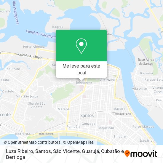 Luza Ribeiro mapa