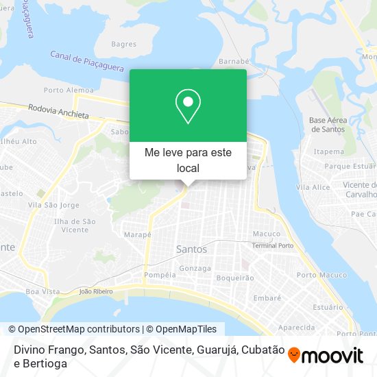 Divino Frango mapa