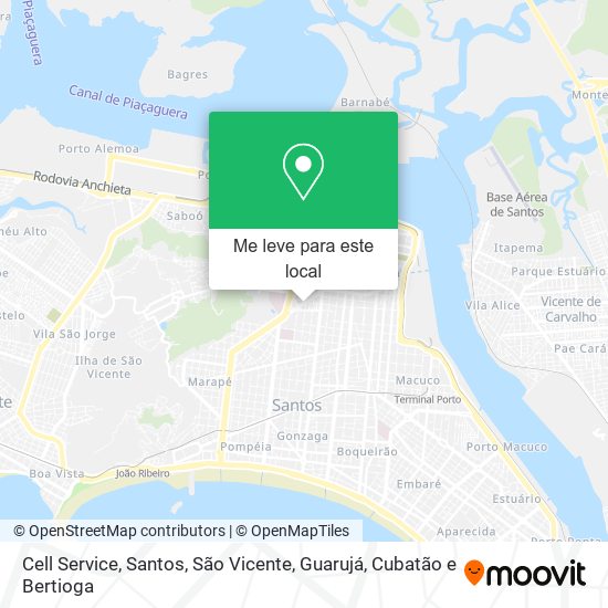 Cell Service mapa