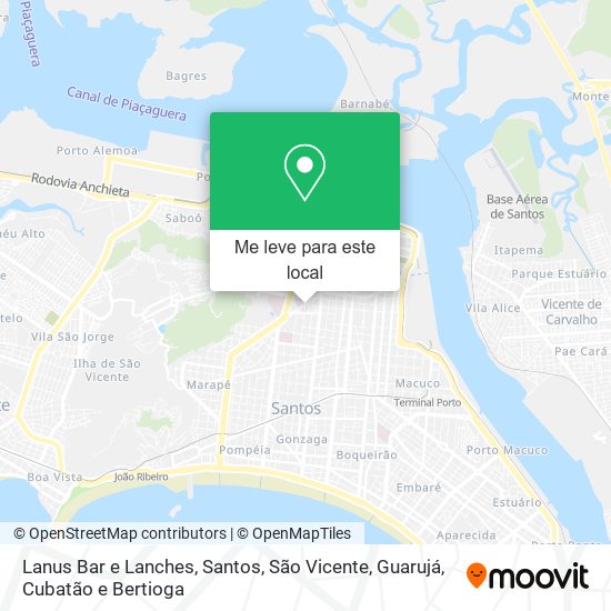 Lanus Bar e Lanches mapa