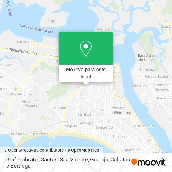 Staf Embratel mapa