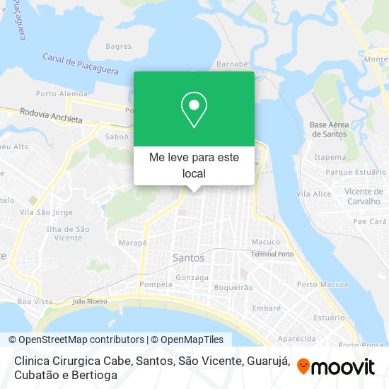 Clinica Cirurgica Cabe mapa