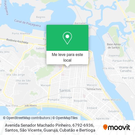 Avenida Senador Machado Pinheiro, 6792-6936 mapa