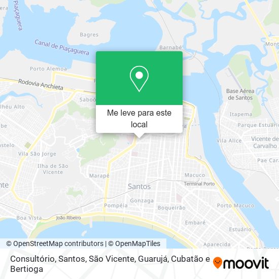 Consultório mapa