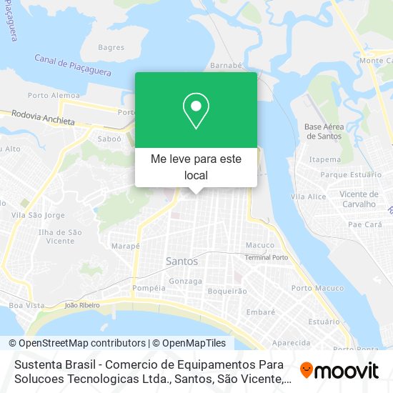 Sustenta Brasil - Comercio de Equipamentos Para Solucoes Tecnologicas Ltda. mapa