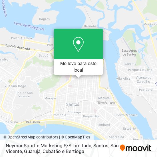 Neymar Sport e Marketing S / S Limitada mapa