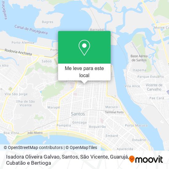 Isadora Oliveira Galvao mapa