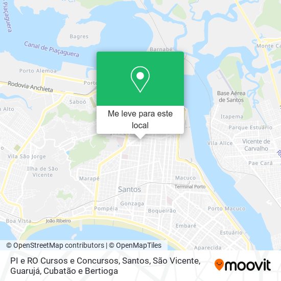 PI e RO Cursos e Concursos mapa