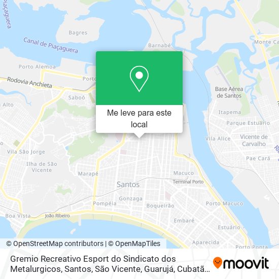 Gremio Recreativo Esport do Sindicato dos Metalurgicos mapa