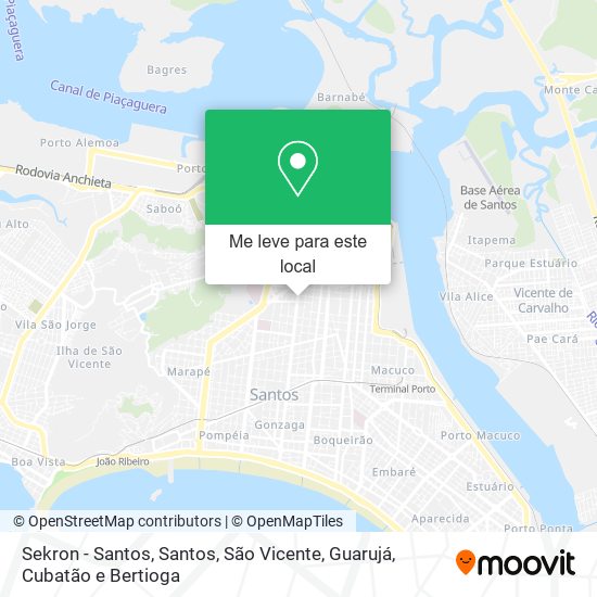 Sekron - Santos mapa