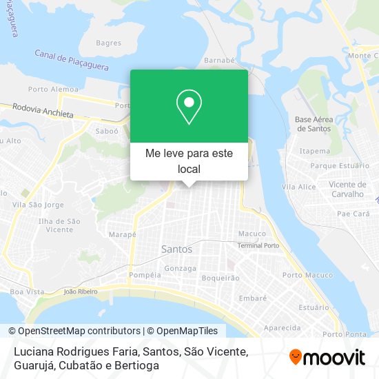 Luciana Rodrigues Faria mapa