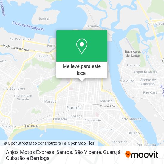 Anjos Motos Express mapa