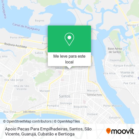 Apoio Pecas Para Empilhadeiras mapa