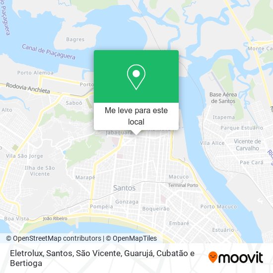 Eletrolux mapa