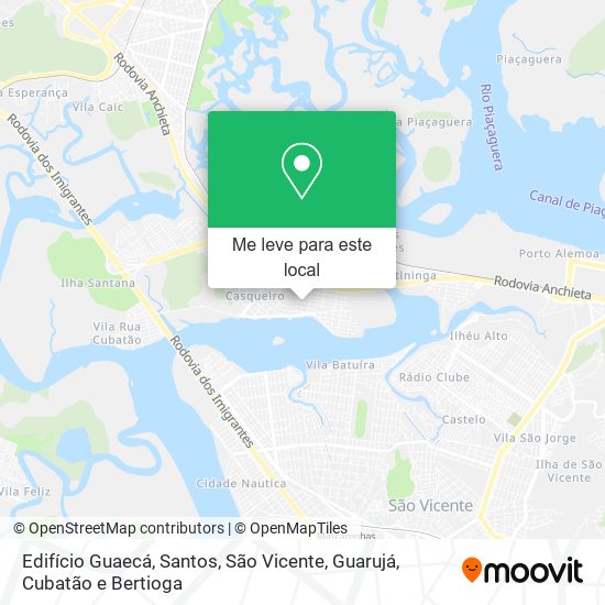 Edifício Guaecá mapa