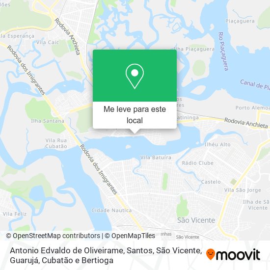 Antonio Edvaldo de Oliveirame mapa