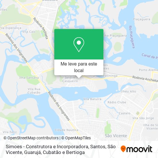 Simoes - Construtora e Incorporadora mapa