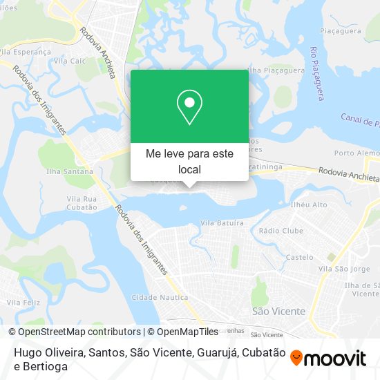 Hugo Oliveira mapa