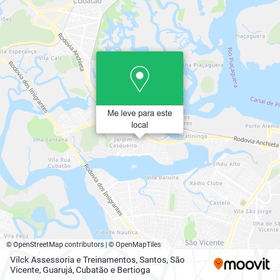 Vilck Assessoria e Treinamentos mapa