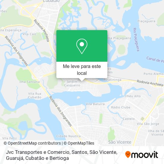 Jvc Transportes e Comercio mapa