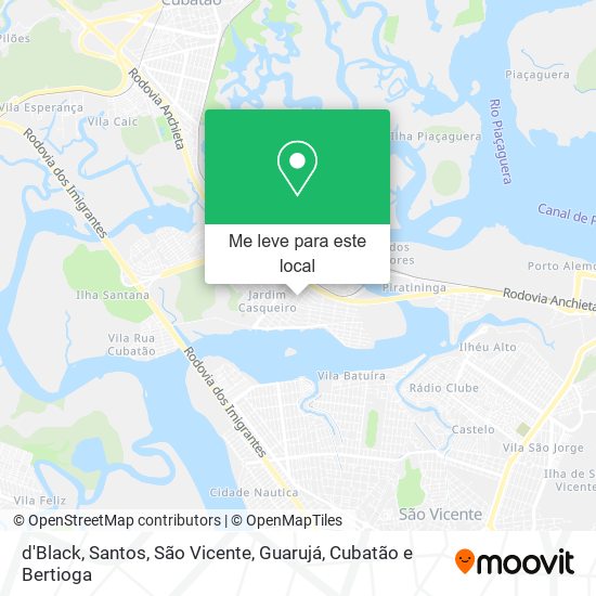 d'Black mapa