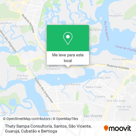 Thaty Sampa Consultoria mapa