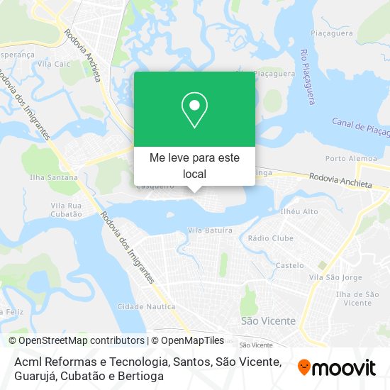 Acml Reformas e Tecnologia mapa