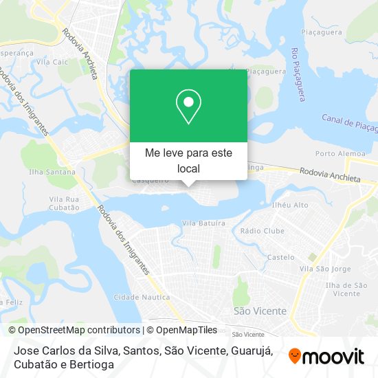 Jose Carlos da Silva mapa