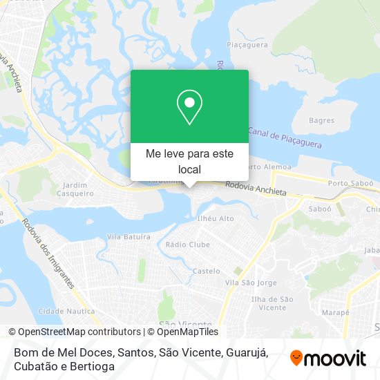 Bom de Mel Doces mapa
