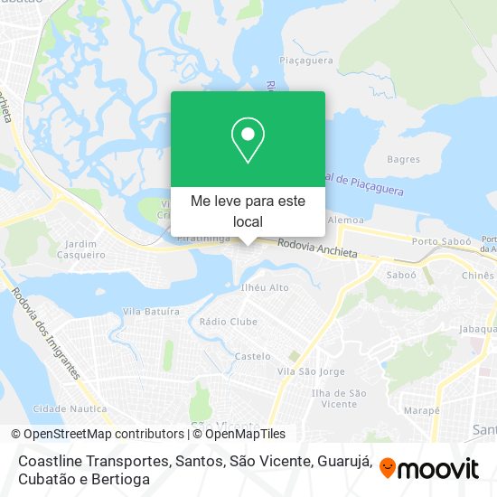 Coastline Transportes mapa