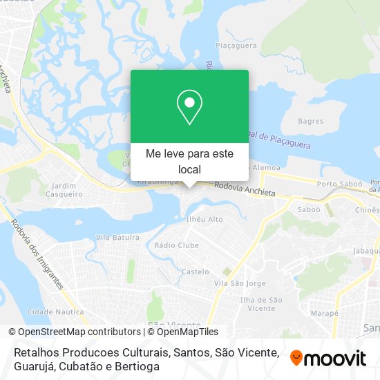 Retalhos Producoes Culturais mapa