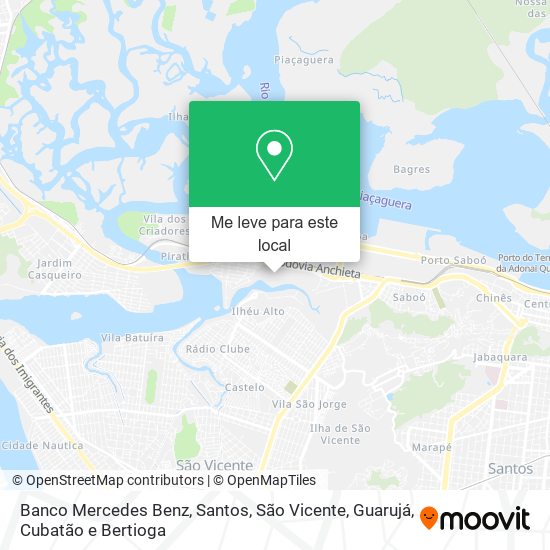 Banco Mercedes Benz mapa