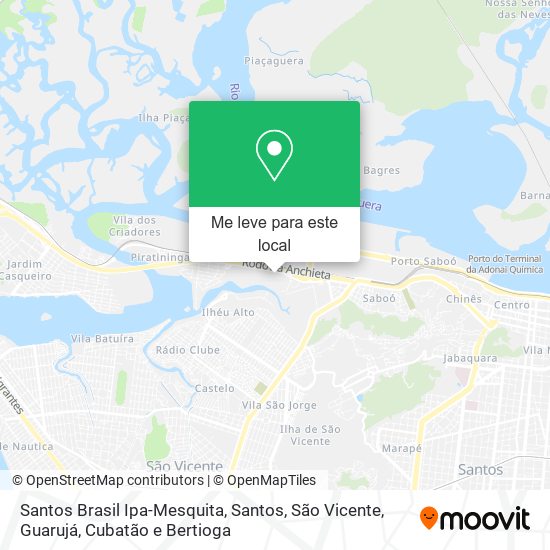 Santos Brasil Ipa-Mesquita mapa