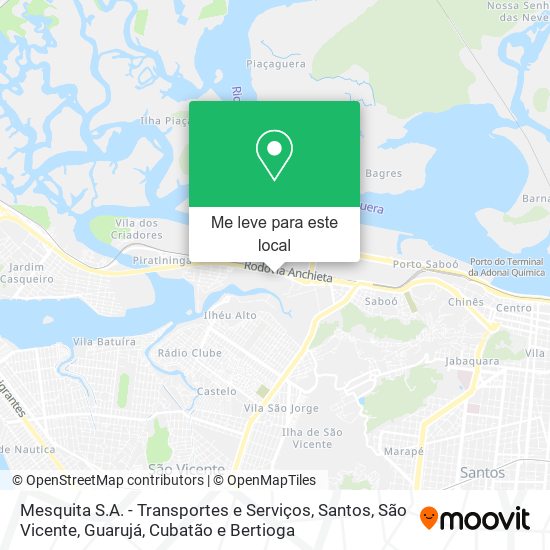 Mesquita S.A. - Transportes e Serviços mapa