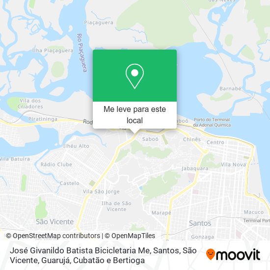 José Givanildo Batista Bicicletaria Me mapa