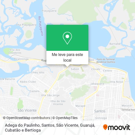 Adega do Paulinho mapa