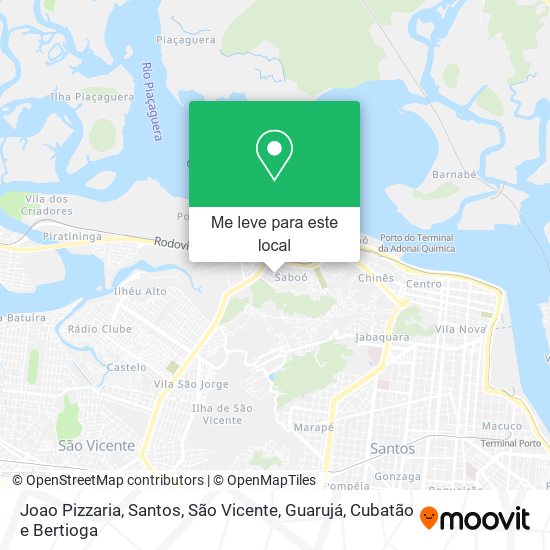 Joao Pizzaria mapa