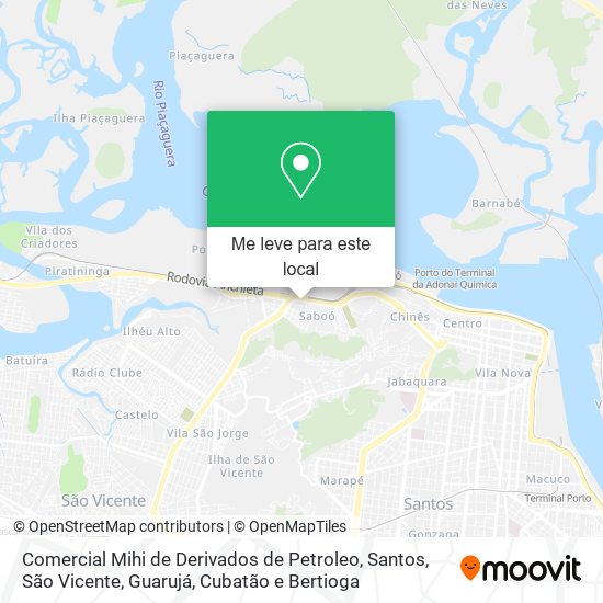Comercial Mihi de Derivados de Petroleo mapa