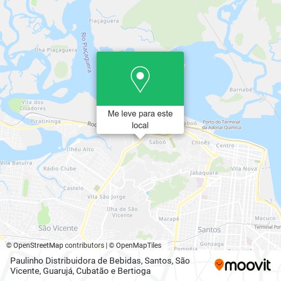 Paulinho Distribuidora de Bebidas mapa