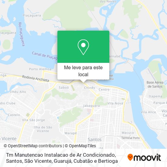 Tm Manutencao Instalacao de Ar Condicionado mapa